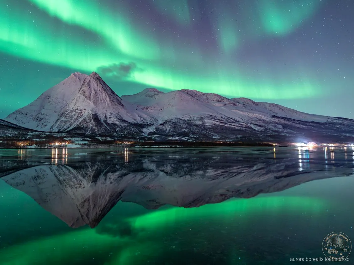 Fotograf underviser i nordlysindstillinger på Tromsøs nordlys fototur